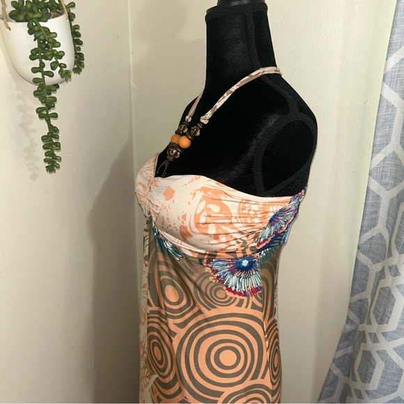 Stunning Papaya Orange Maxi Dress - Size Large 🧡 - Picture 4 of 8